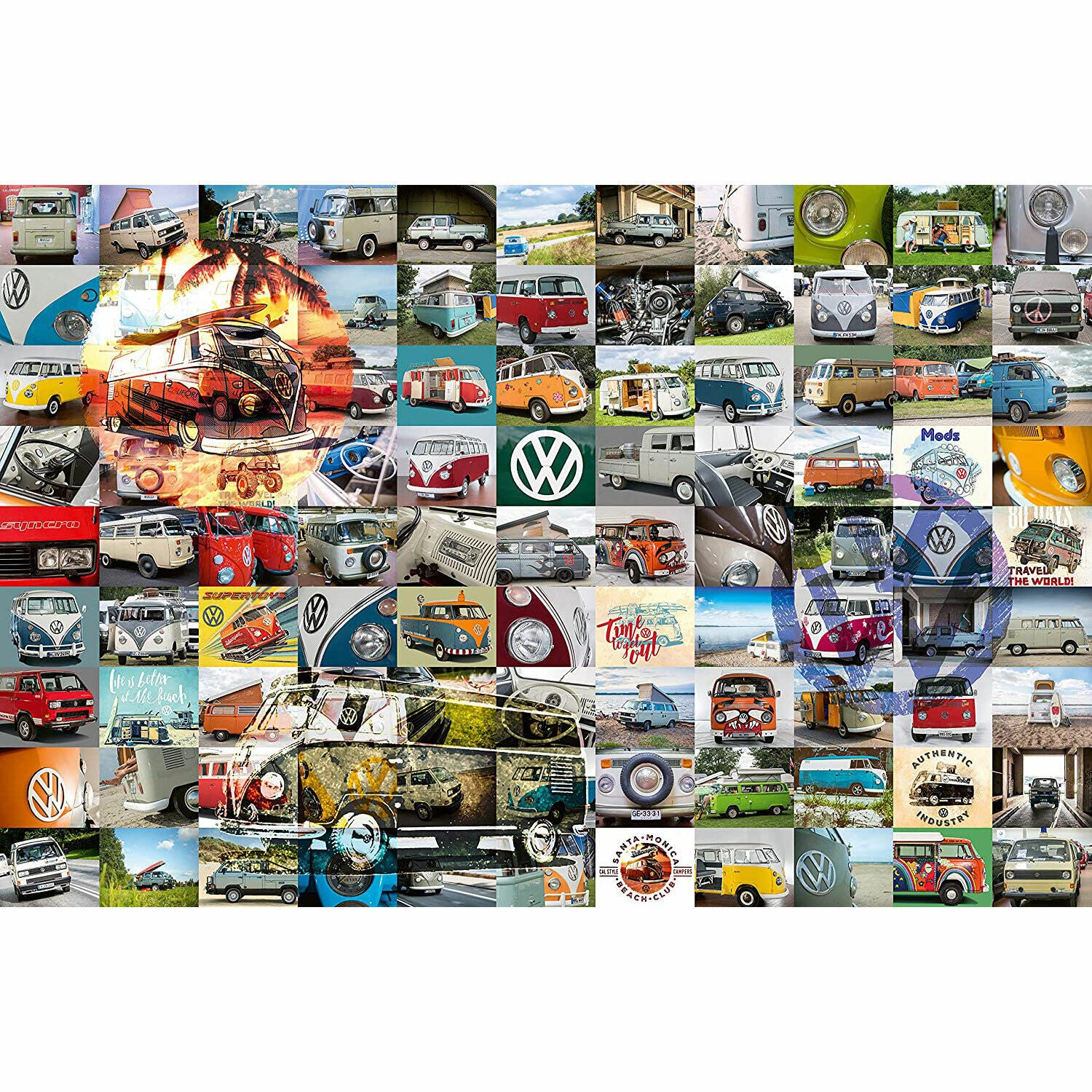 Ravensburger 99 VW Campervan Moments 3000 Piece Puzzle - NEW!