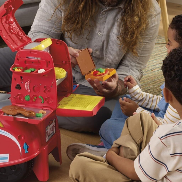 Play Doh Pizza Delivery Scooter Playset Large Ride On Play Food Preschool Toy