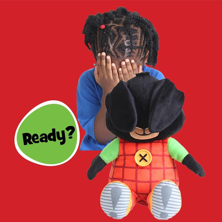Bing, Peek-A-Boo, Talking Teddy Bear. Cute, Interactive Rabbit, Sensory Toy