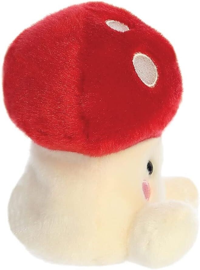 Aurora, 33767, Palm Pals Amanita Mushroom, 5In, Soft Toy, Red & Beige