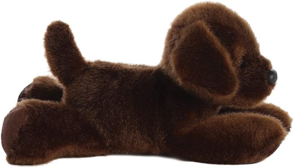 Aurora, 31257, Mini Flopsie Lil Lucky Chocolate Labrador, Soft Toy, Brown