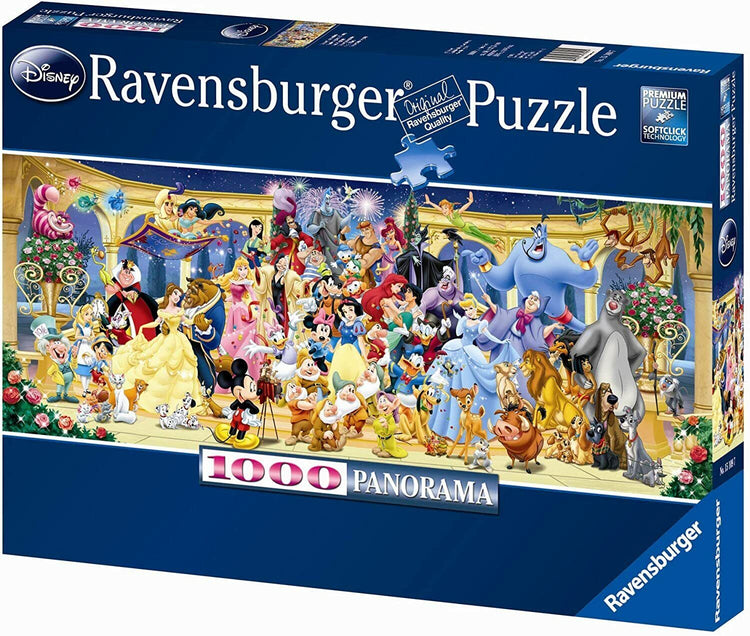 New Ravensburger Disney Panoramic Puzzle - 1000 Pieces - Group Photo