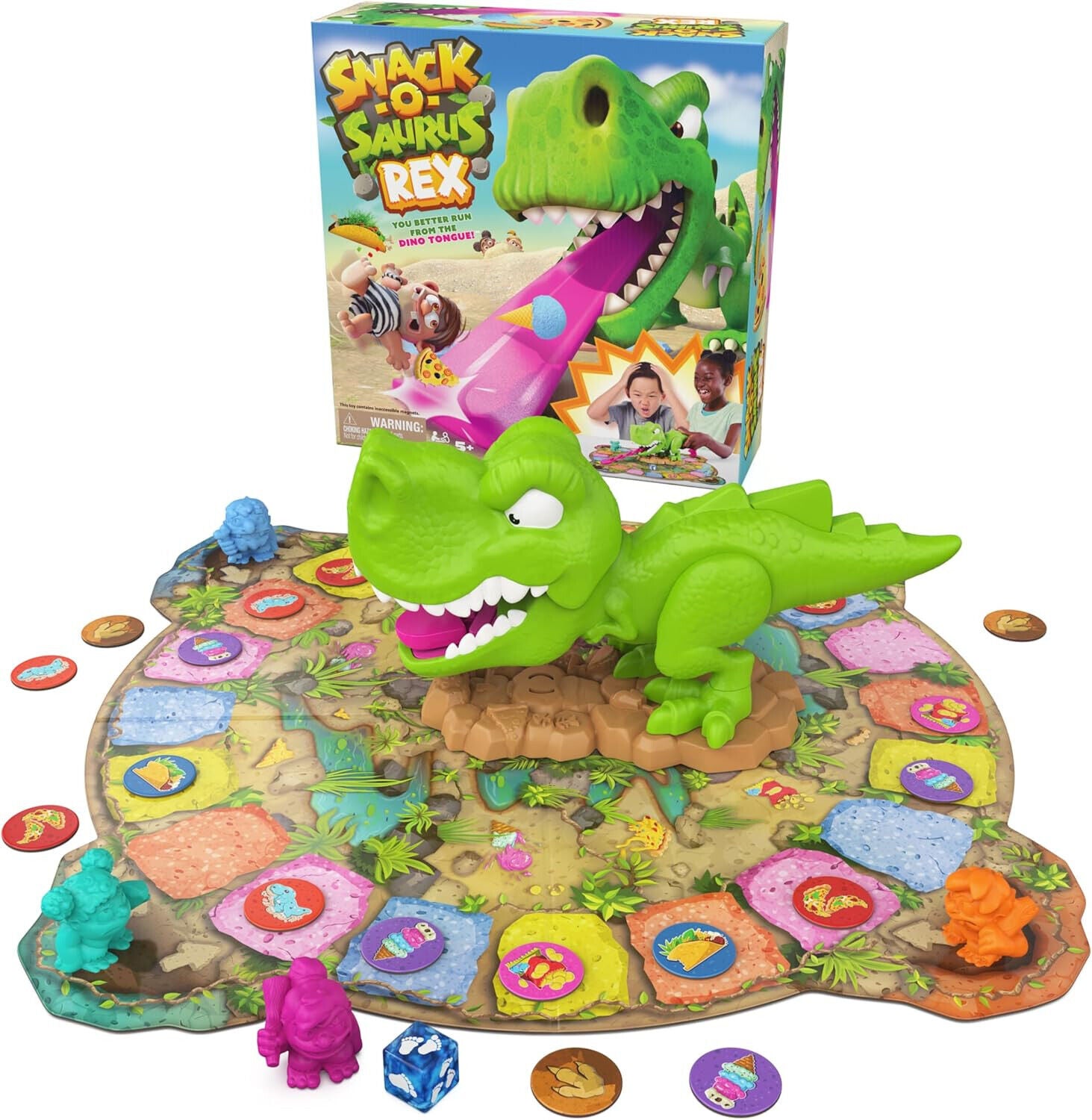 Snack-O-Saurus Rex – An Interactive Board Game for Snack Lovers & Dino Fans, Fun
