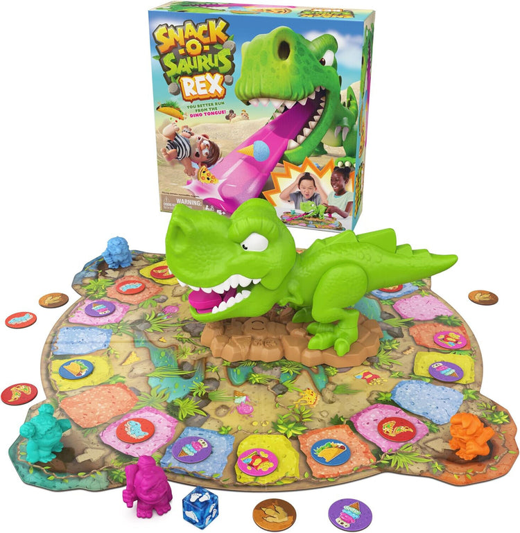Snack-O-Saurus Rex – An Interactive Board Game for Snack Lovers & Dino Fans, Fun