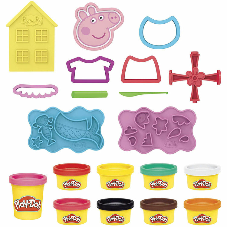 New Play-Doh Peppa Pig Stylin' Set - Create Fun Hairstyles!