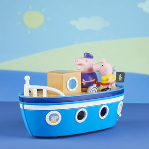 New Peppa Pig Grandpa Pig's Cabin Boat - Adventures Await!