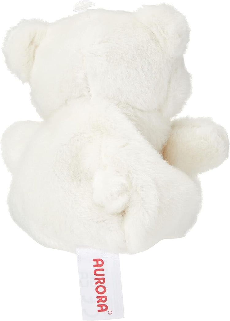 Aurora, 61355, Palm Pals Snowy Polar Bear, 5In, Soft Toy, White