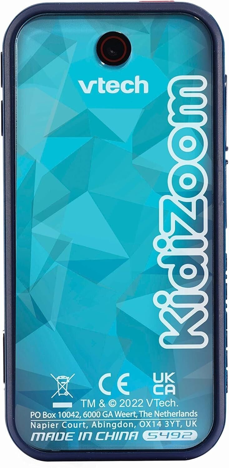 VTech KidiZoom Snap Touch Blue, Device for Kids with 5MP Camera, Games & Apps, T