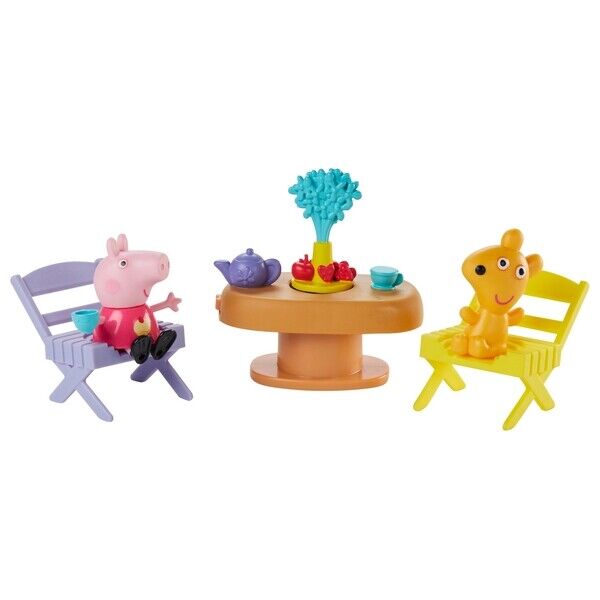 New Peppa Pig Tea Time Playset - Join Peppa's Adventures!