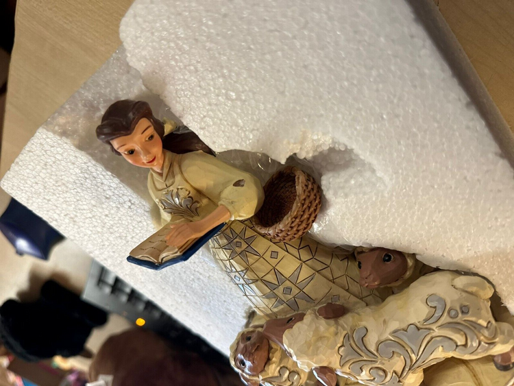 Disney Traditions Bookish Beauty Figurine SMALL DAMAGED Discounted give away.