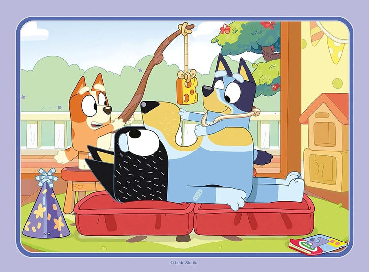 Bluey 4 in a Box - 12, 16, 20 & 24 Piece Jigsaw Puzzles - NEW - Ravensburger