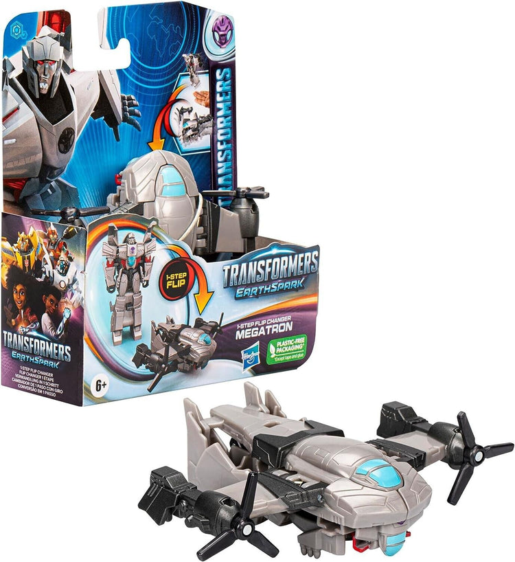 Transformers EarthSpark 1-Step Flip Changer Megatron
