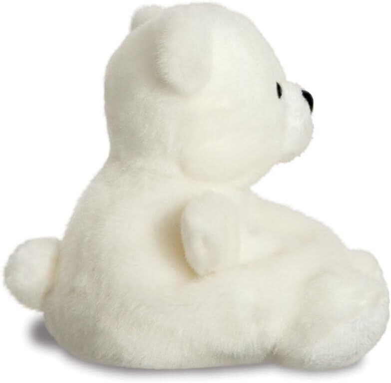 Aurora, 61355, Palm Pals Snowy Polar Bear, 5In, Soft Toy, White