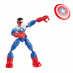 Marvel Avengers Bend and Flex Captain America (Falcon) 6-Inch Action Figure- New