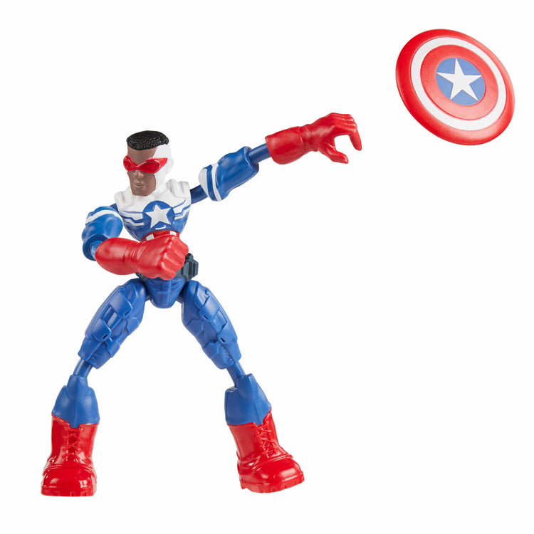 Marvel Avengers Bend and Flex Captain America (Falcon) 6-Inch Action Figure- New