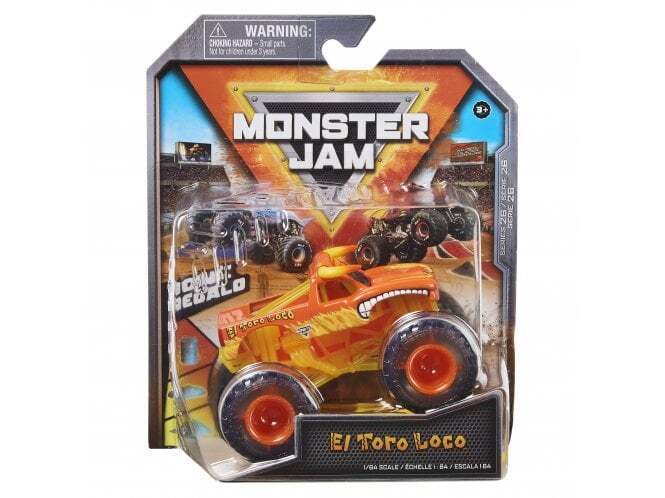 GENUINE Hot Wheels/Spin Master Monster Truck Monster Jam 1:64 & 1:24 scale NEW EL TORO LOCO