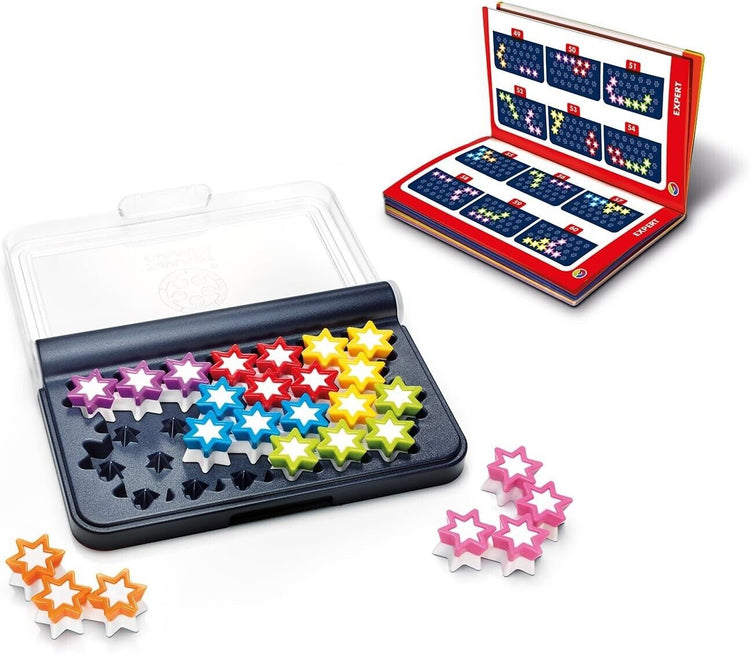 Smart Games - IQ Stars, Puzzle Game with 120 Challenges, 8+ Years