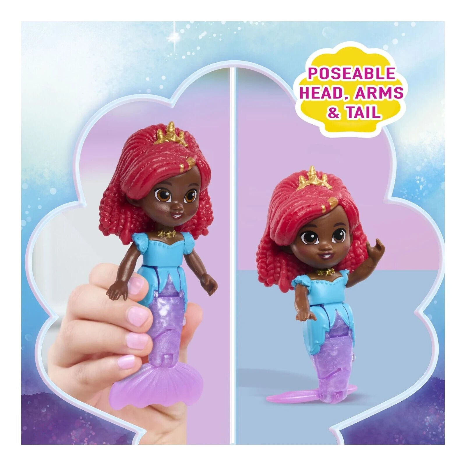Disney Junior Ariel 2 Pack Figure Set Ariel and Lucia