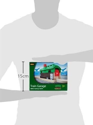 BRIO World Train Garage for Kids Age 3 Years Up - Compatible With All BRIO Railw