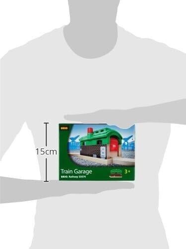 BRIO World Train Garage for Kids Age 3 Years Up - Compatible With All BRIO Railw