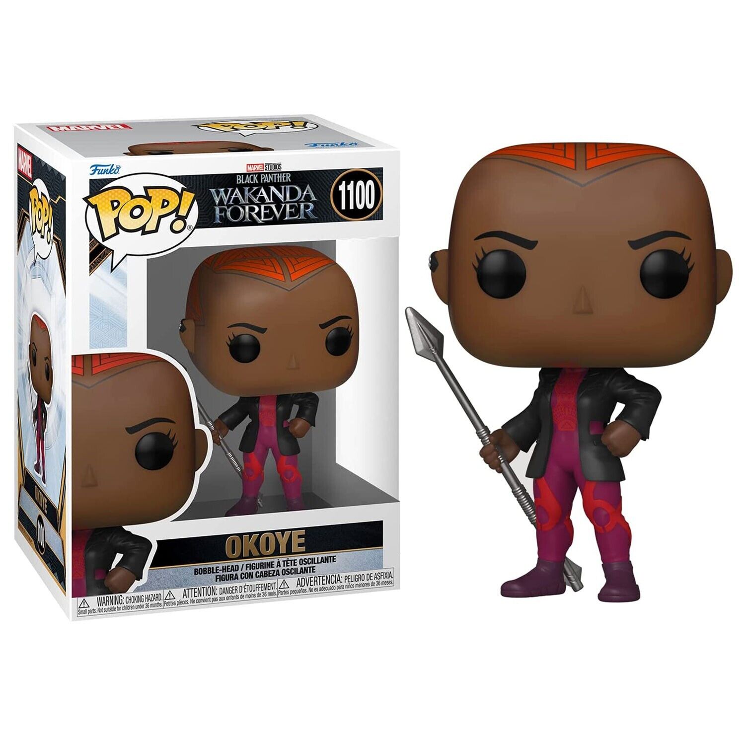 Marvel Black Panther Okoye Pop! Vinyl Figure - Wakanda Forever - New