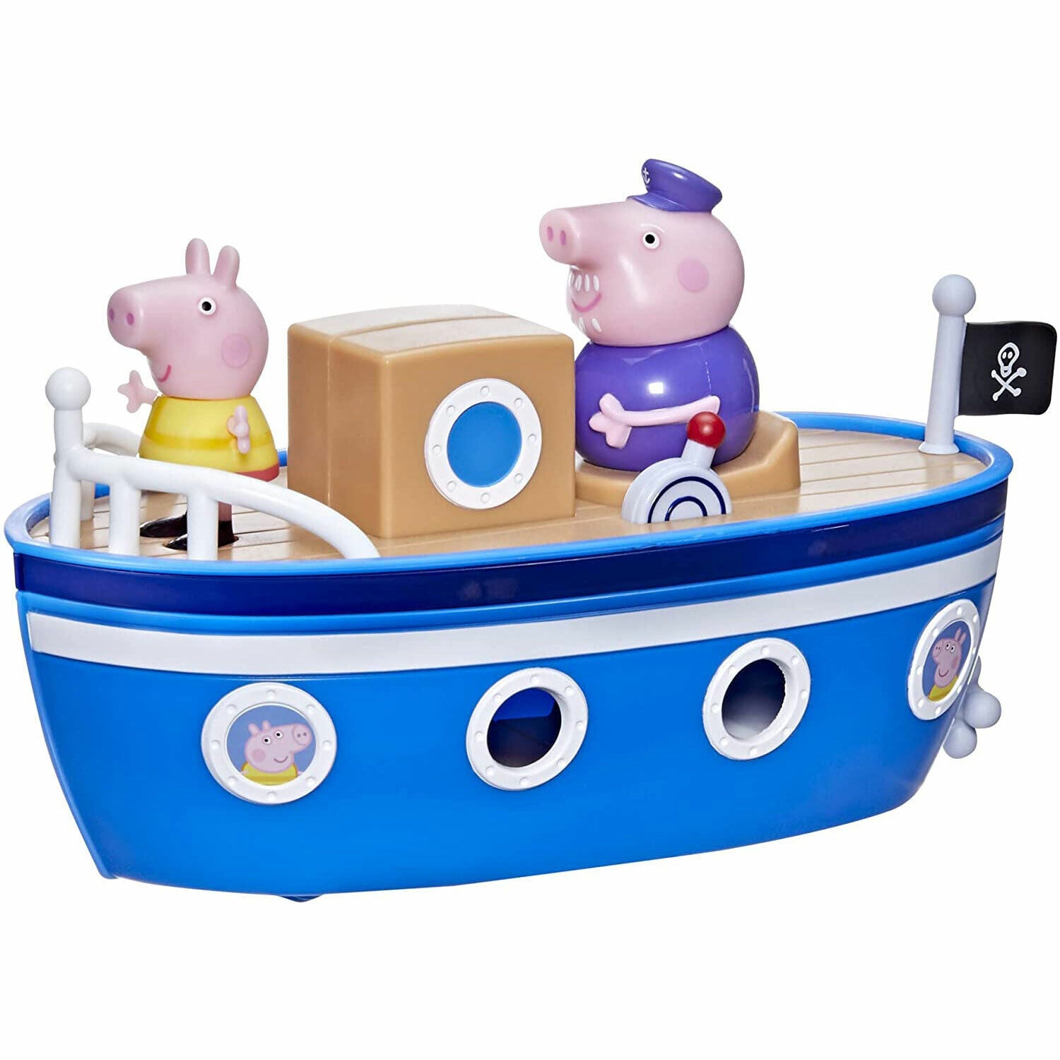 New Peppa Pig Grandpa Pig's Cabin Boat - Adventures Await!