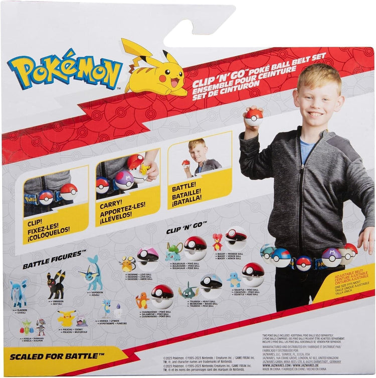 Pokémon PKW3163 Set-2-Inch Charmander Battle Figure with Clip ‘N’ Go Plus Luxury