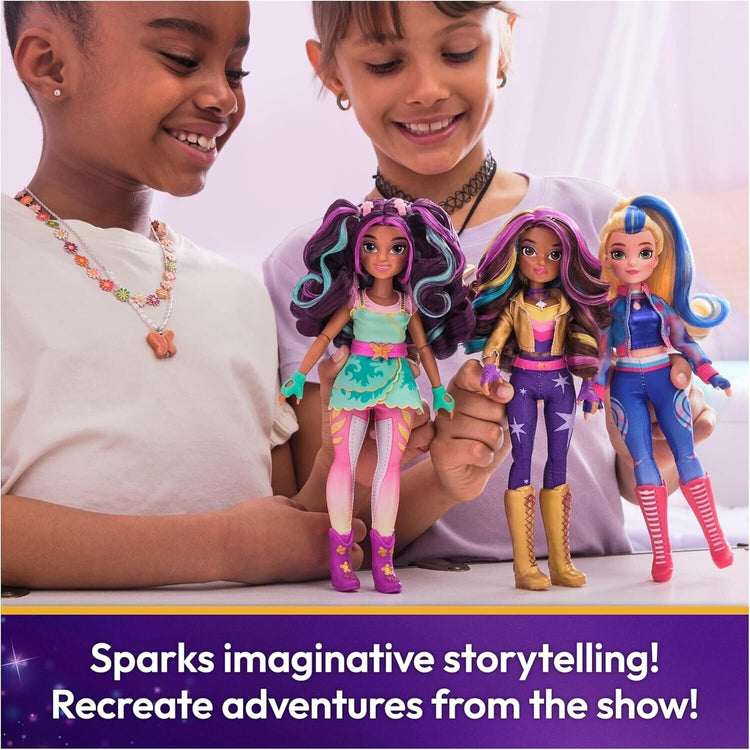 Unicorn Academy, Sophia Doll with Rainbow-Streaked Hair, 6 Fashion Accessories a