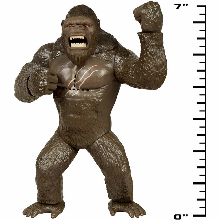 MonsterVerse Battle Roar Kong Figure - 7" Sound Action Toy