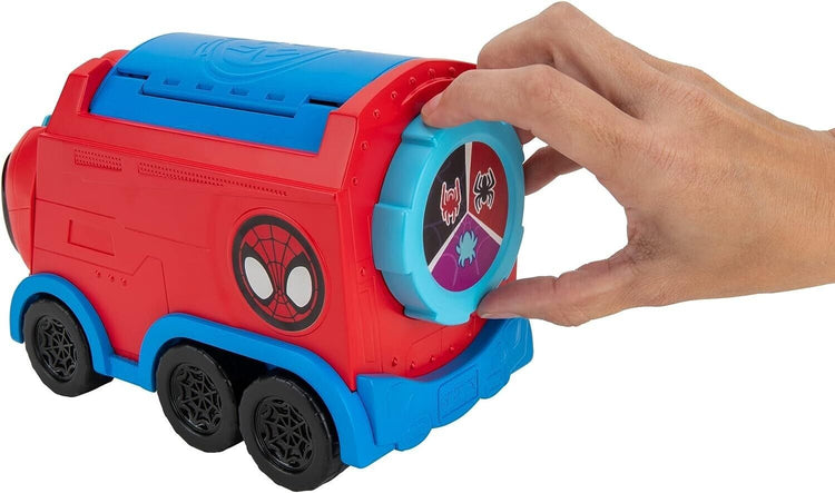 SPIDEY AND FRIENDS SNF0081 Web Spinning HAULER-8-Inch 3-in-1 Transforming