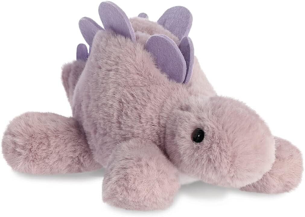 Aurora, 31867, Mini Flopsie Stegosaurus Dinosaur, 8In, Eco-friendly soft toy, Pu
