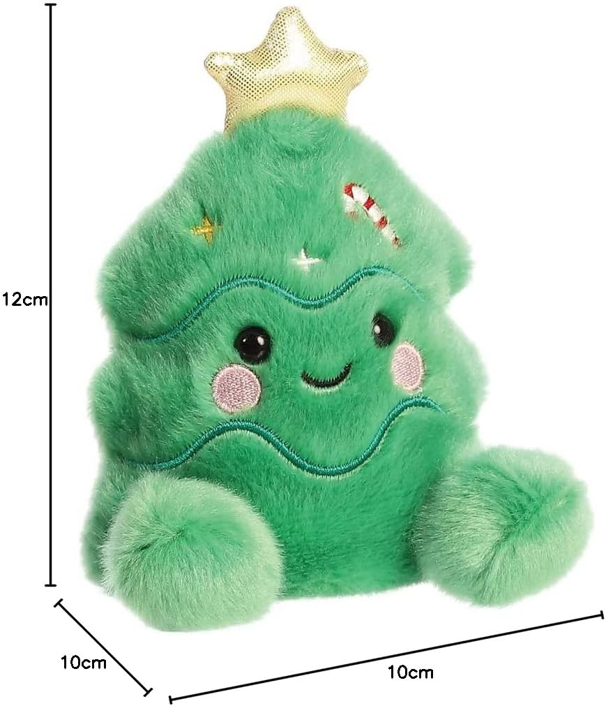 Aurora, 99219, Palm Pals Jubilee Christmas Tree, 5In, Soft Toy, Green