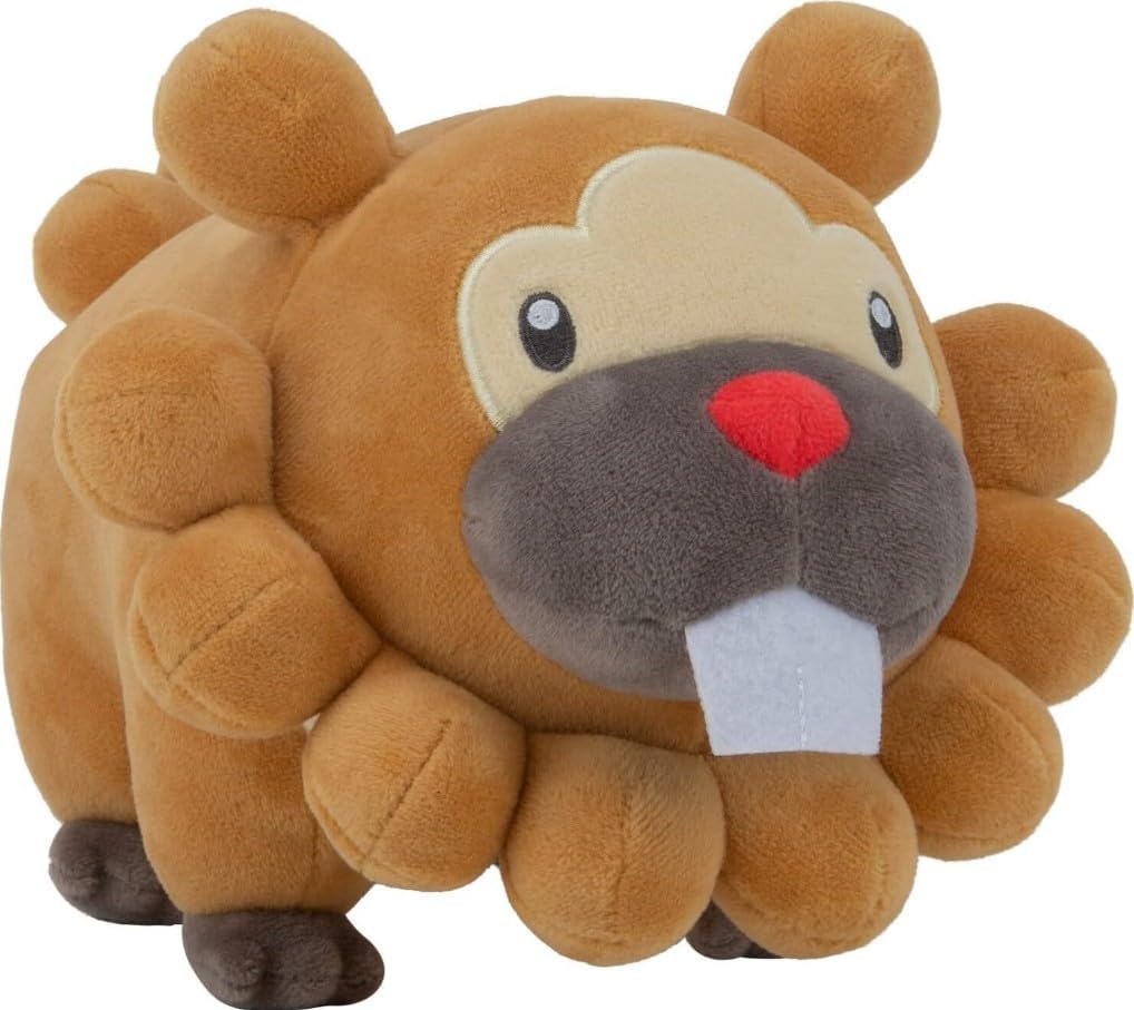 Pokémon Official & Premium Quality 8-inch Bidof Adorable, Ultra-Soft, Plush Toy, Perfect for Playing & Displaying-Gotta Catch ‘Em All