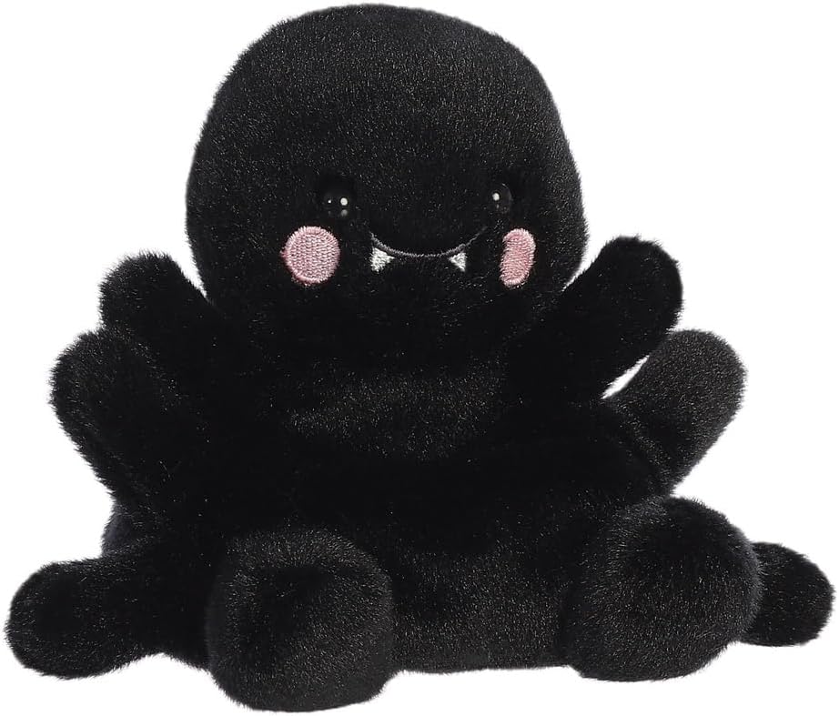Aurora, 13555, Palm Pals Penny Mae Spider 5In, Soft Toy, Black