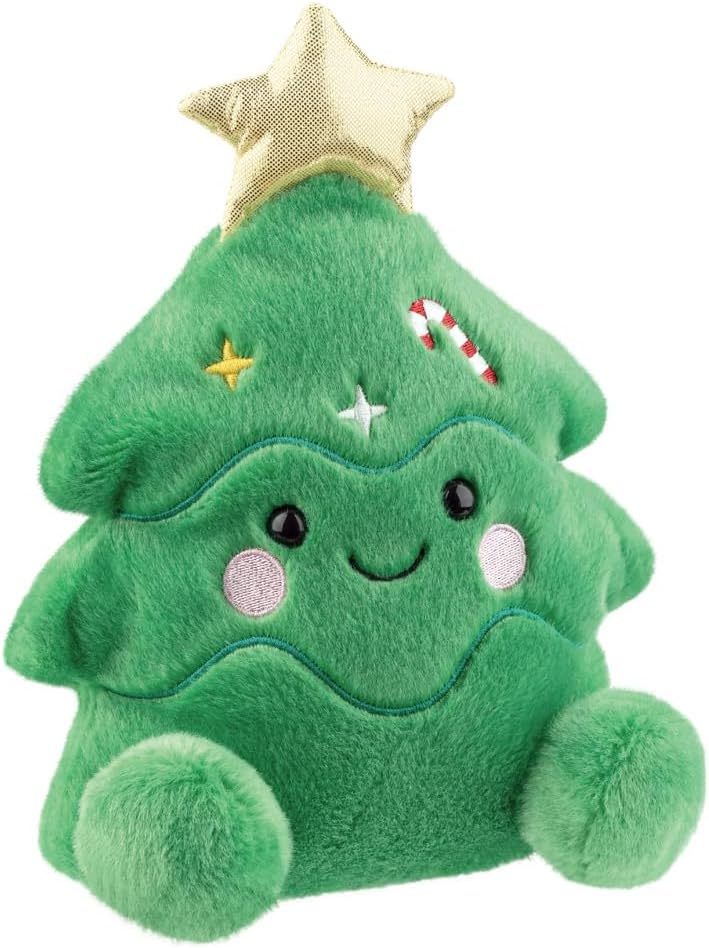 Aurora, 61580, Palm Pals Christmas Tree 8In Medium, Soft Toy, green