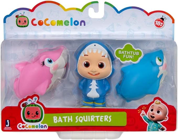 Cocomelon Bath Squirters (2 Shark & JJ)