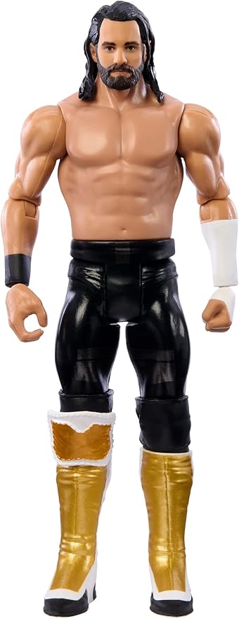 Mattel WWE Seth Rollins Action Figures, Basic 6-inch Collectible Figures, WWE Toys, HPK29