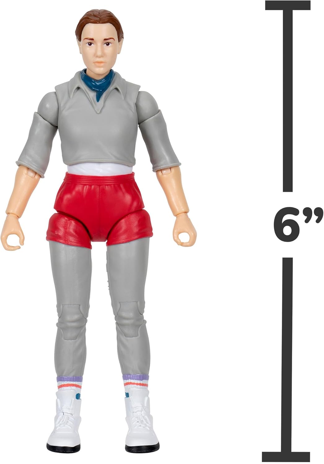 Stranger Things Eleven Upside Down Collector Figure - 6-Inch Highly Detailed Figure with Soft Good Clothing and Unique Accessories