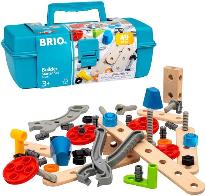 BRIO Builder Starter Set - Learning, Building, Educational and Construction Toys for 3 Year Olds and Up