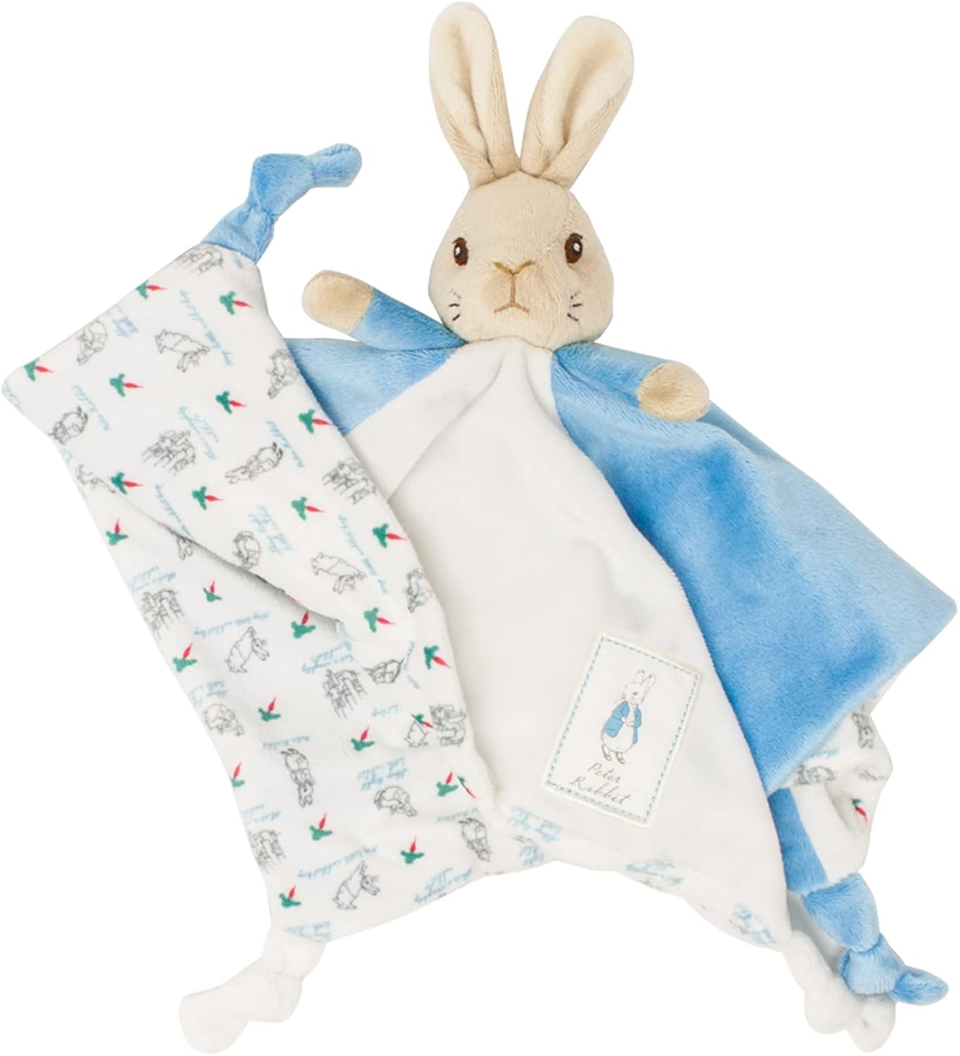 Official Peter Rabbit Comfort Blanket - Beatrix Potter Soft Toy for Babies and Toddlers