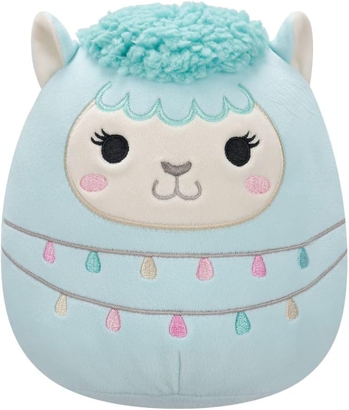 Squishmallows Original 7.5-Inch Lorna the Light Teal Llama
