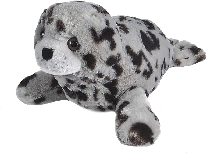 Wild Republic Harbor Seal Plush Soft Toy, Cuddlekins Cuddly Toys, Gifts for Kids 30 cm