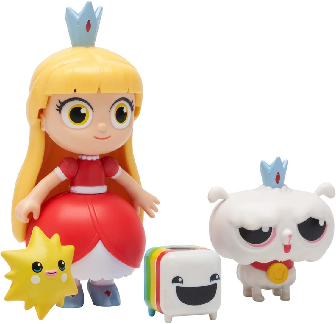 True and The Rainbow Kingdom Collectable Figure Pack - Princess Grizelda, Frookie, Zee Zoo & Bloxo - Cute and Colourful Figurines - Ages 3+