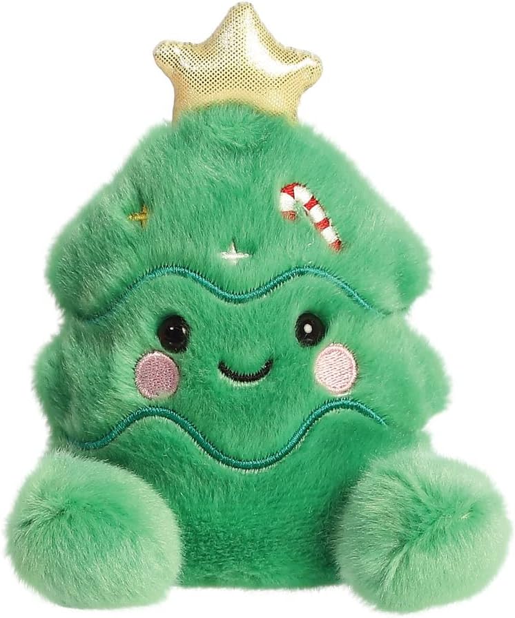 Aurora, 99219, Palm Pals Jubilee Christmas Tree, 5In, Soft Toy, Green
