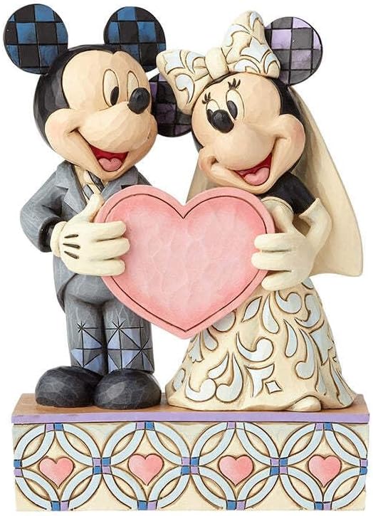 Disney Traditions Two Souls One Heart Wedding Figurine, 130 x 60 x 180 cm