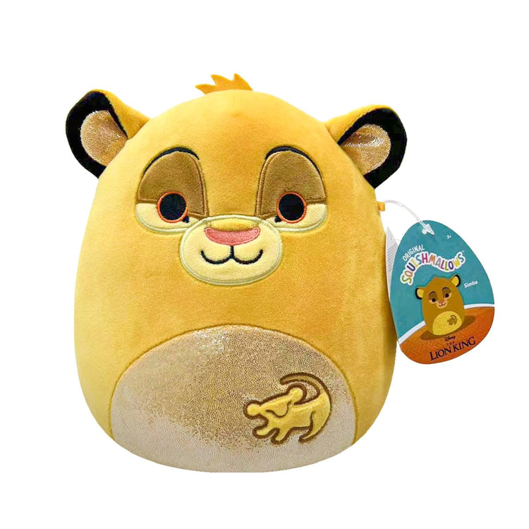 Squishmallows SQDI00548 8-Inch Simba Disney Plush, Multicolour Simba
