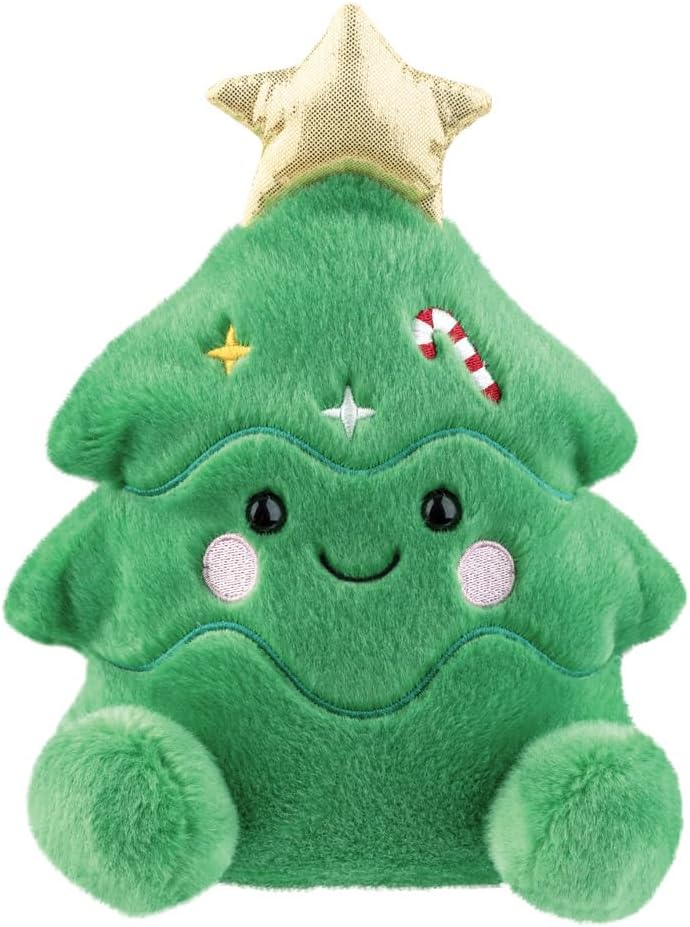 Aurora, 61580, Palm Pals Christmas Tree 8In Medium, Soft Toy, green