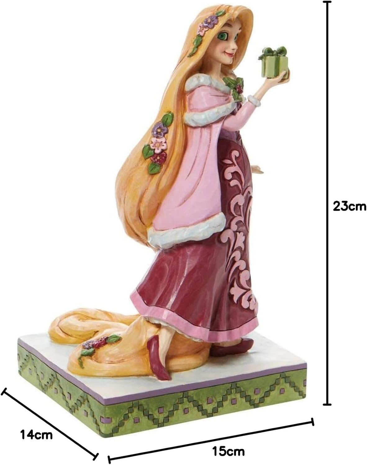 Enesco Disney Traditions Rapunzel with Gifts Figurine, 7.25 in H x 3.5 in W x 4.25 in L, 6008981