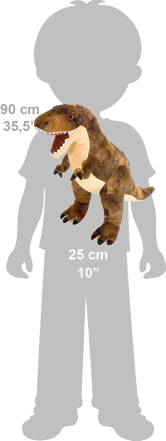 WILD REPUBLIC T Rex Plush, Dinosaur Stuffed Animal, Plush Toy, Gifts For Kids, Dinosauria 10 Inches