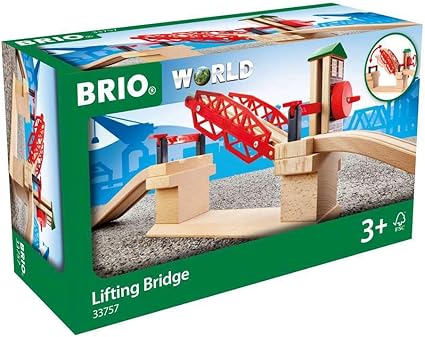 BRIO World Lifting Bridge for Kids Age 3 Years Up - Wooden Railway Train Accessories and Add Ons Visit the BRIO Store